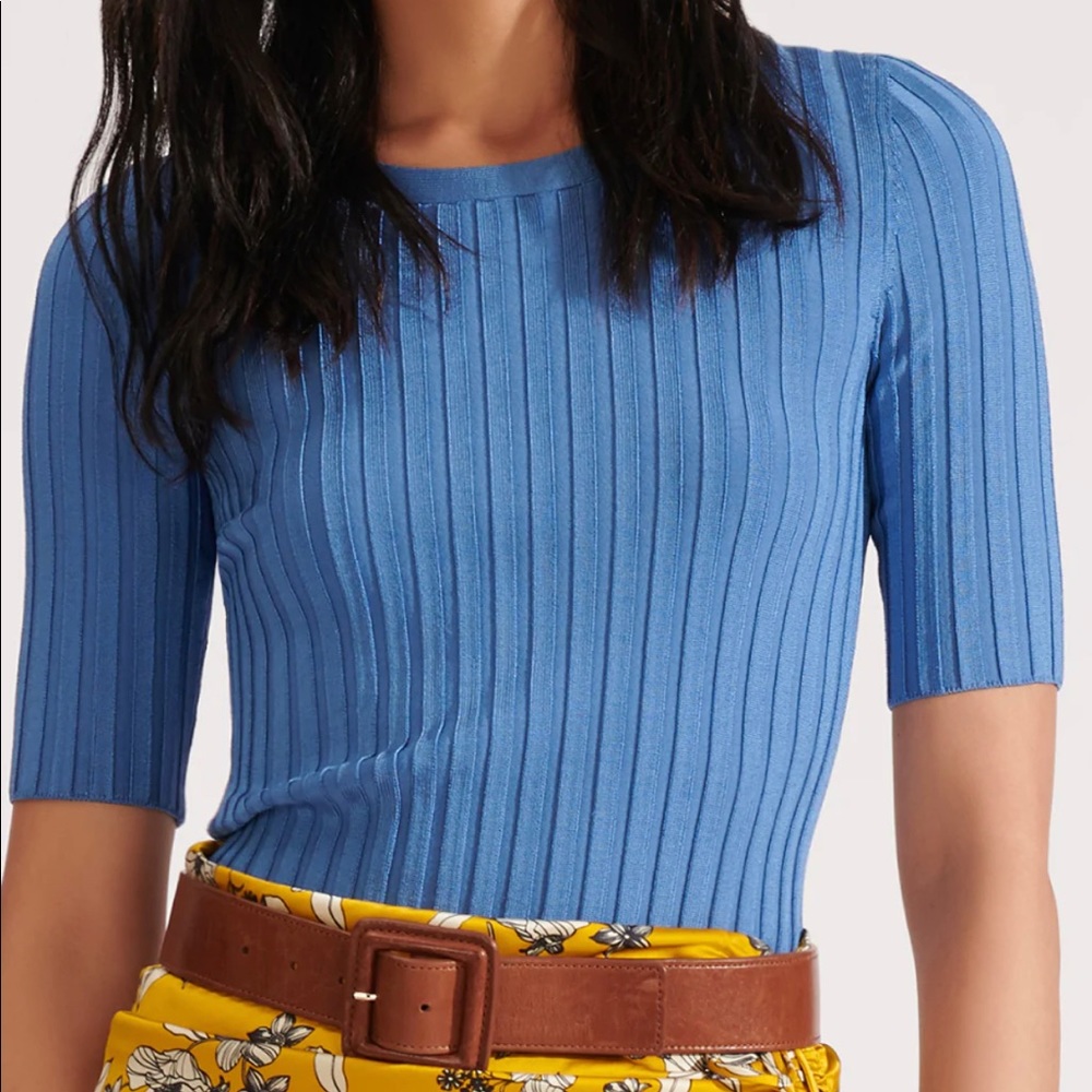 veronica beard dillon crew neck pullover